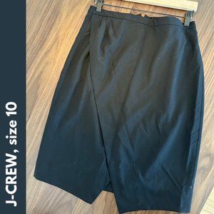 J. Crew Black Pencil Skirt NWT!